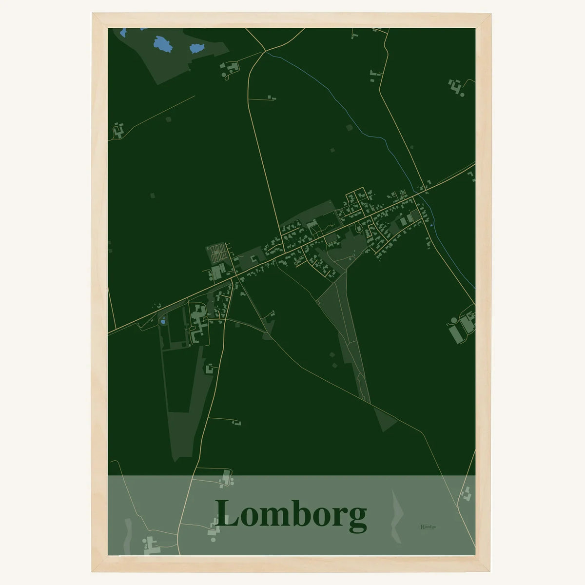 Lomborg plakat – Firkantet 2026 – Mørk grøn