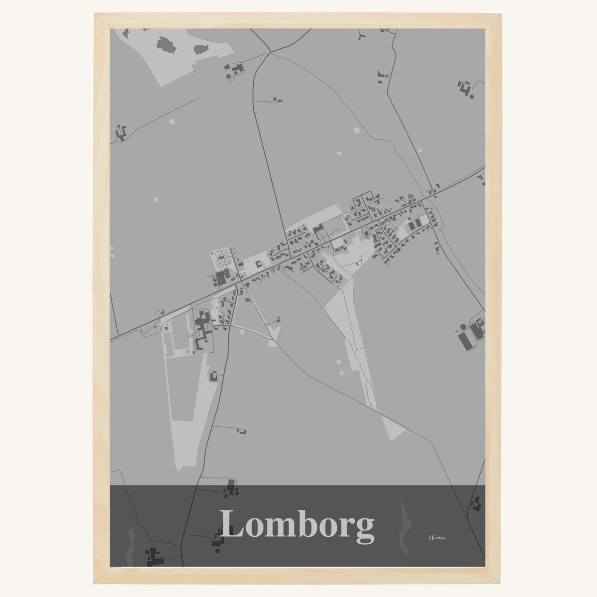 Lomborg plakat – Firkantet 2026 – Lys pastel grå