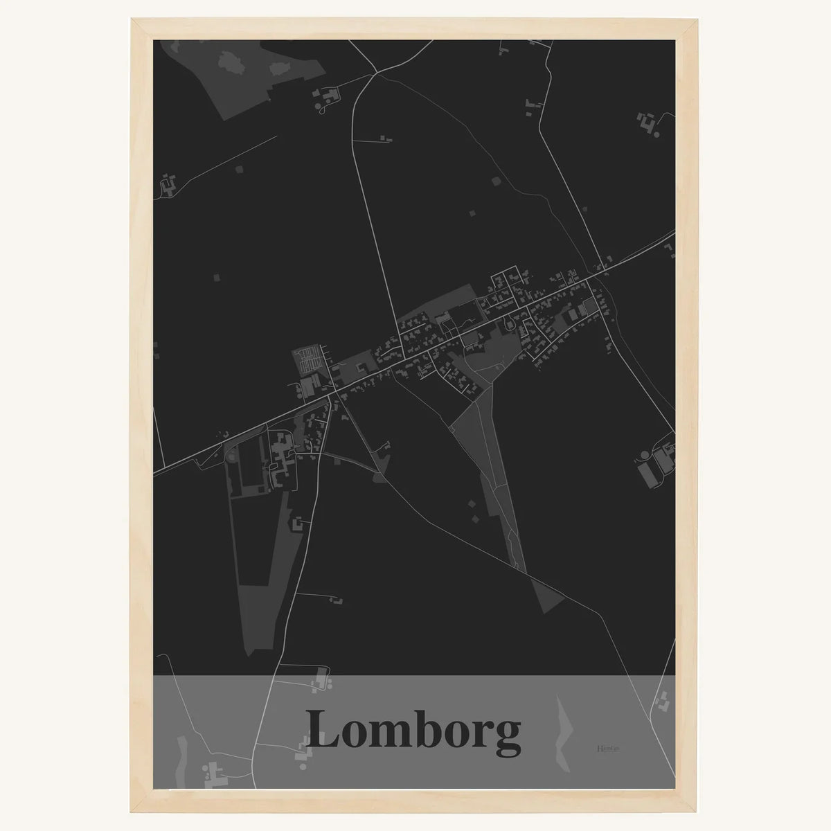 Lomborg plakat – Firkantet 2026 – Mørk grå