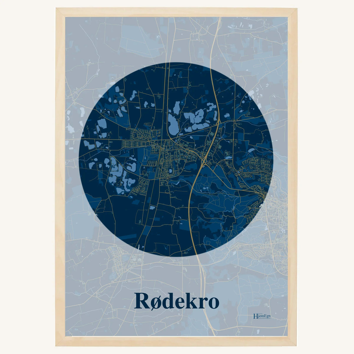 Rødekro plakat – Centrum 2026 – Mørk blå
