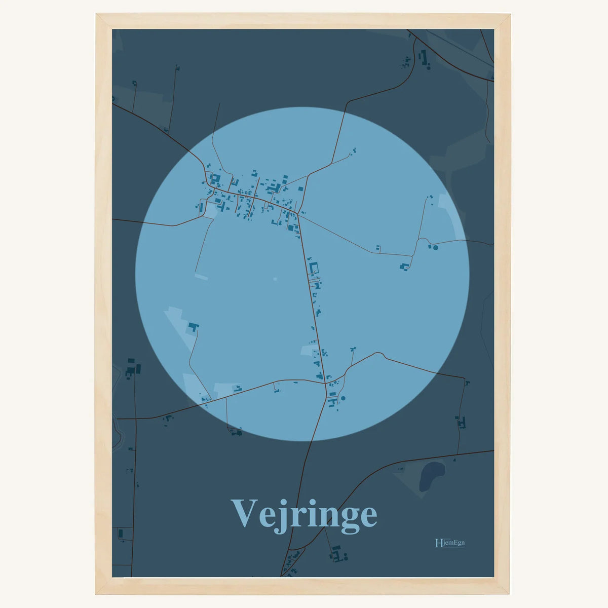 Vejringe plakat – Centrum 2026 – Lys pastel blå