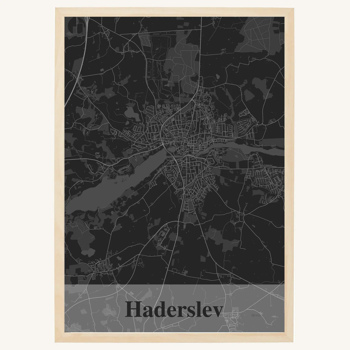 Haderslev plakat – Firkantet 2026 – Mørk grå