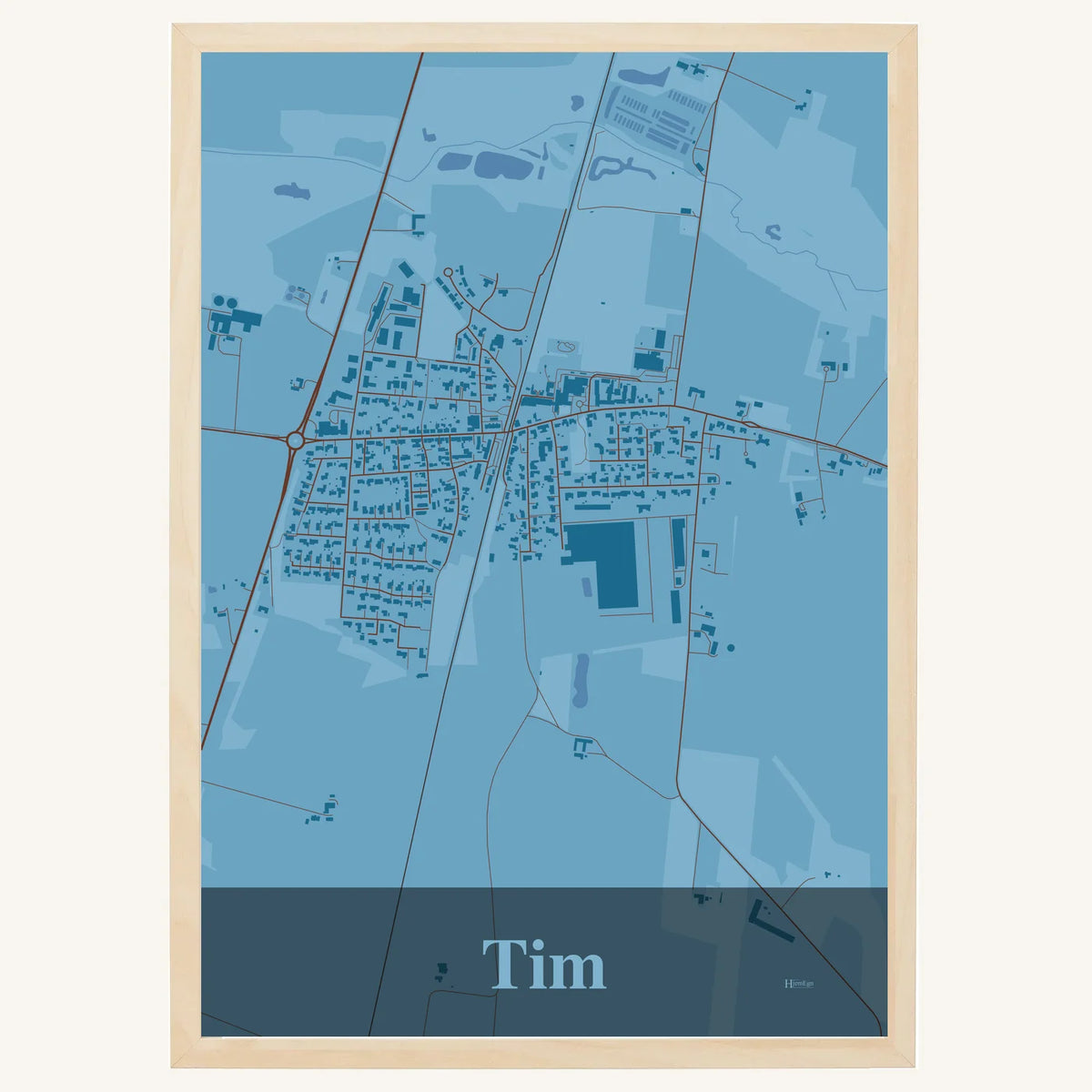 Tim plakat – Firkantet 2026 – Lys pastel blå
