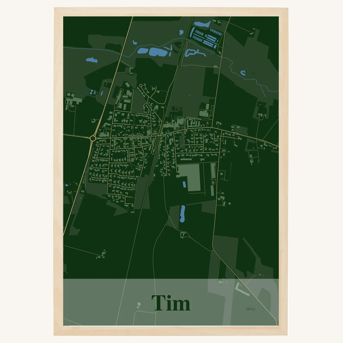 Tim plakat – Firkantet 2026 – Mørk grøn