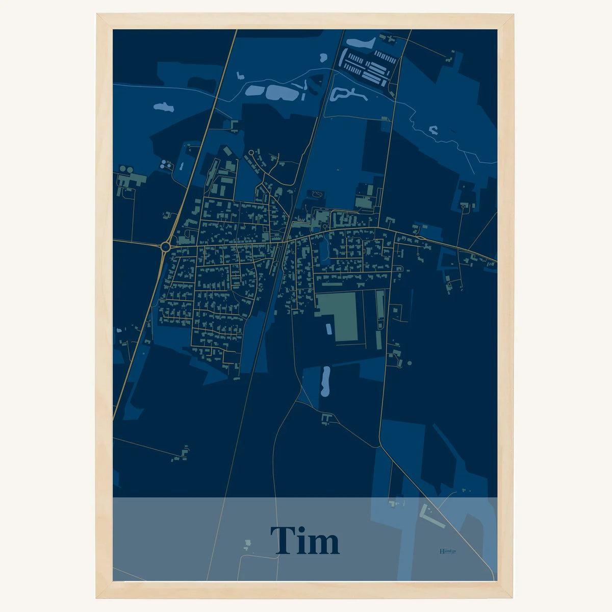 Tim plakat – Firkantet 2026 – Mørk blå