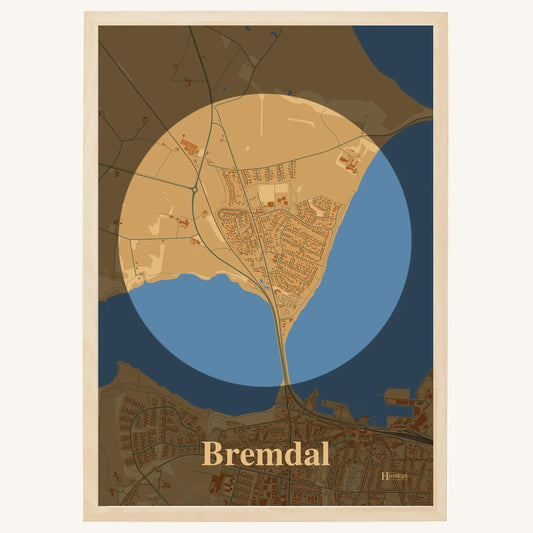 Bremdal plakat – Centrum 2026 – Lys pastel brun