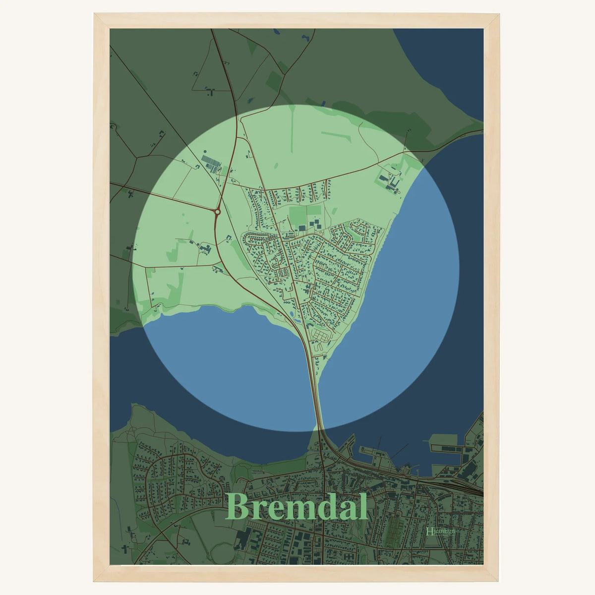 Bremdal plakat – Centrum 2026 – Lys pastel grøn
