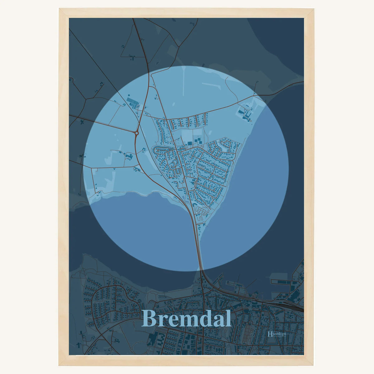 Bremdal plakat – Centrum 2026 – Lys pastel blå