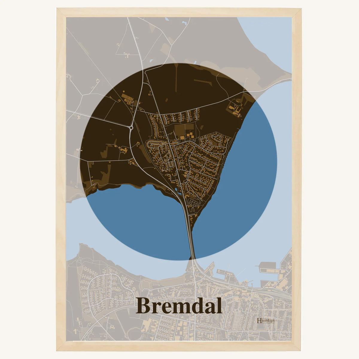 Bremdal plakat – Centrum 2026 – Mørk brun