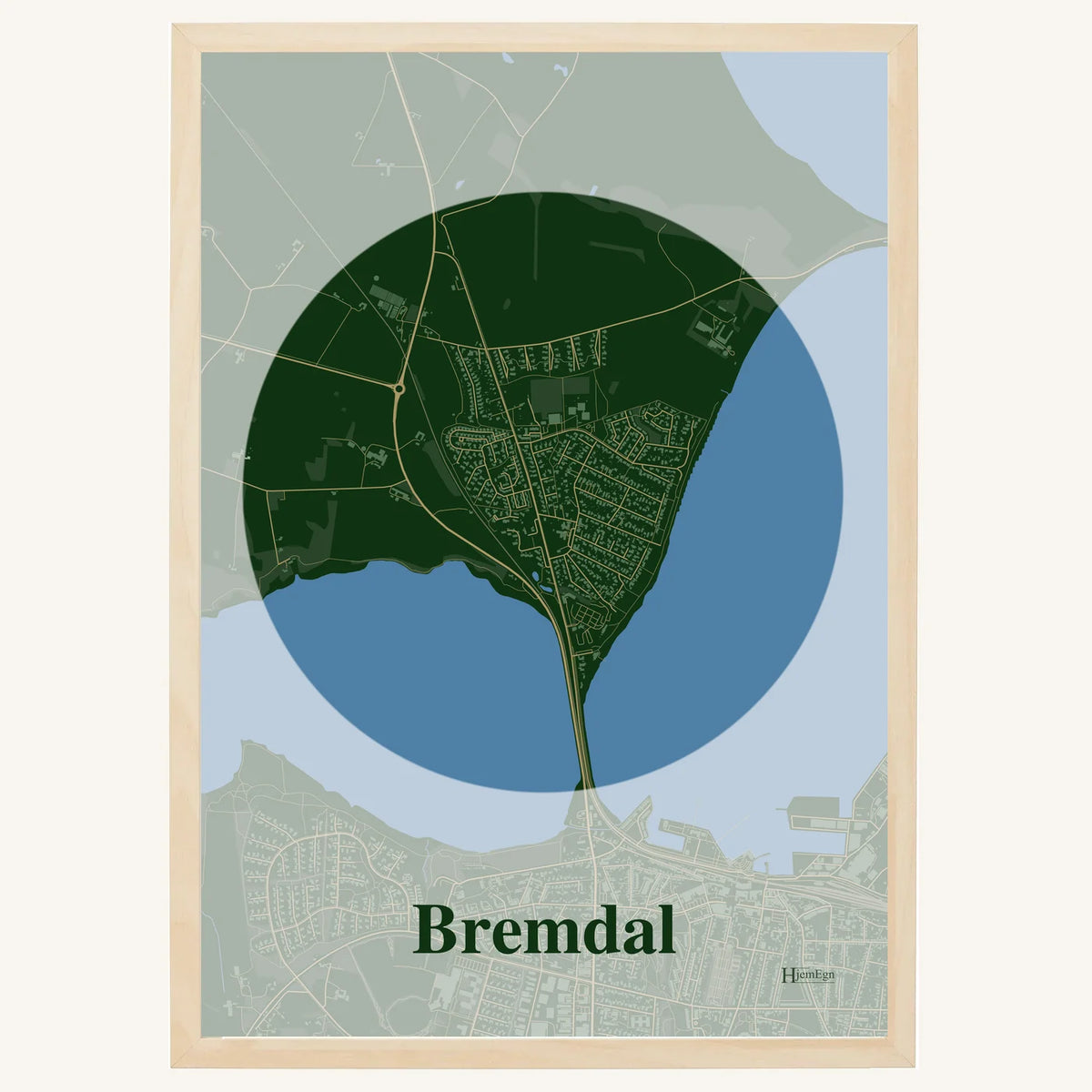 Bremdal plakat – Centrum 2026 – Mørk grøn