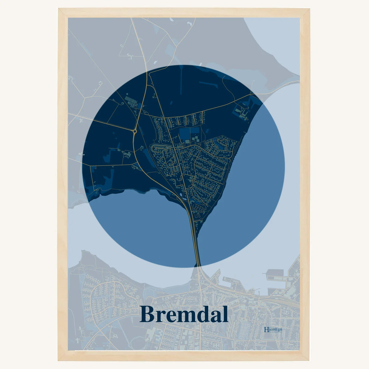 Bremdal plakat – Centrum 2026 – Mørk blå