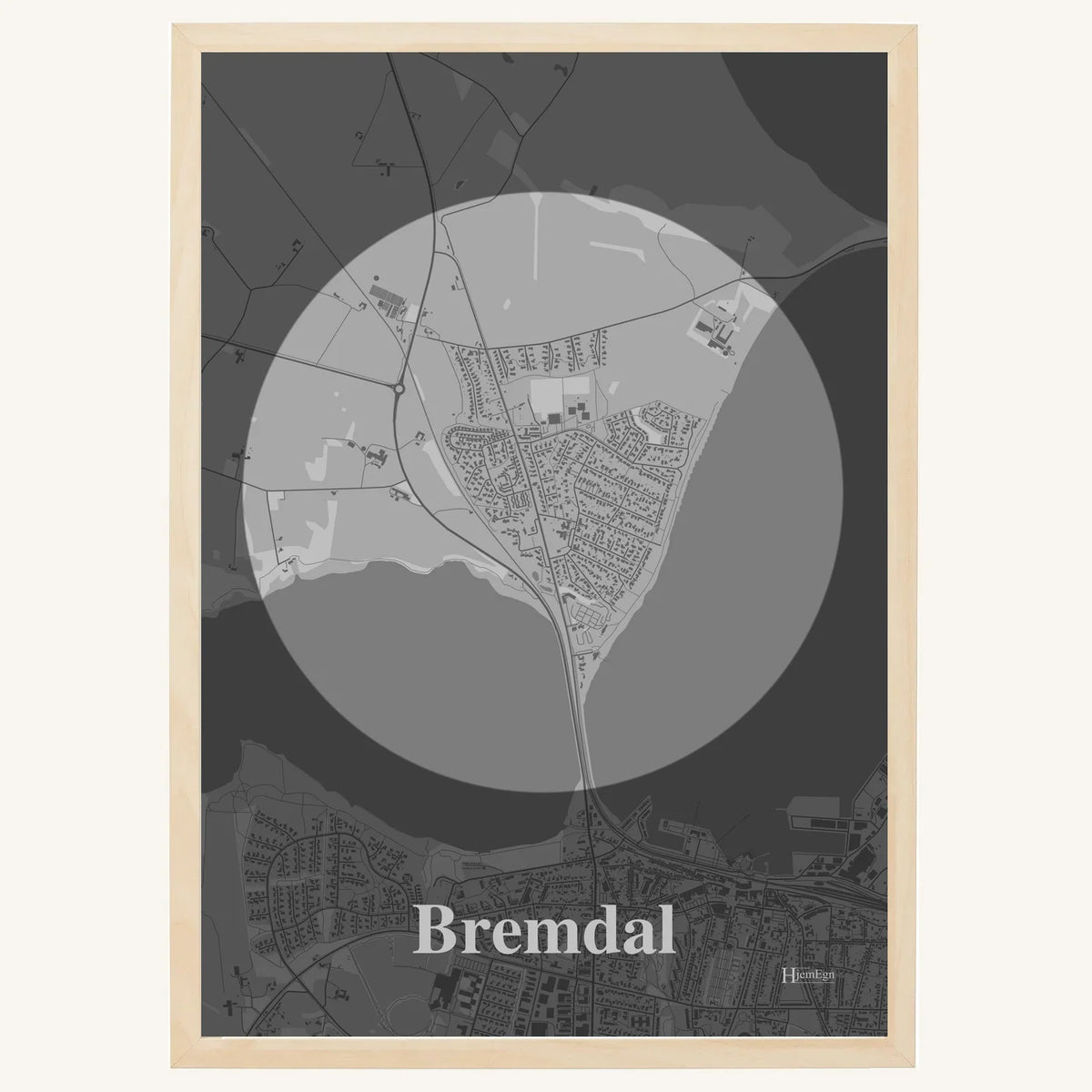 Bremdal plakat – Centrum 2026 – Lys pastel grå