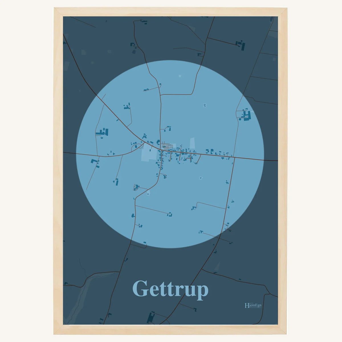 Gettrup plakat – Centrum 2026 – Lys pastel blå