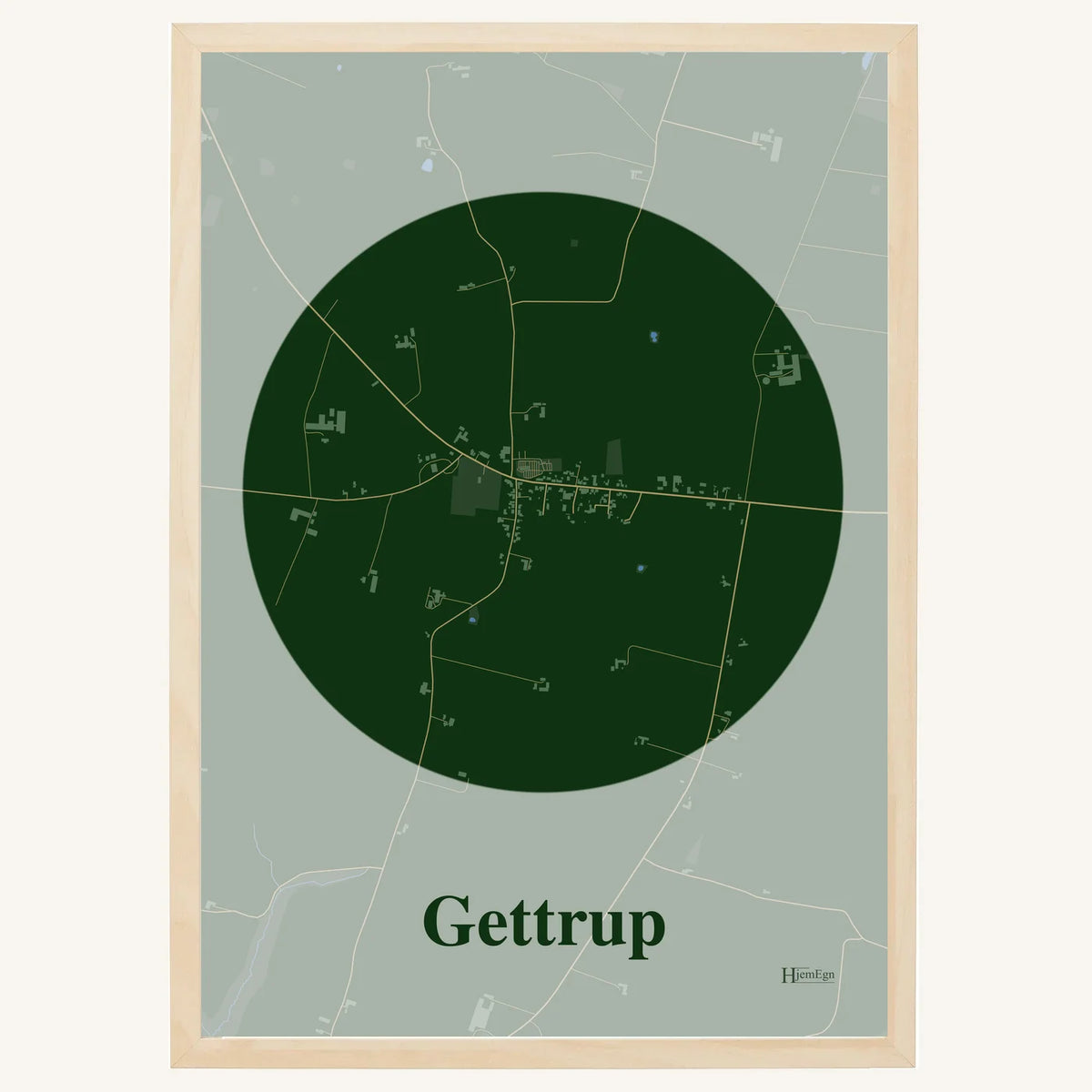 Gettrup plakat – Centrum 2026 – Mørk grøn