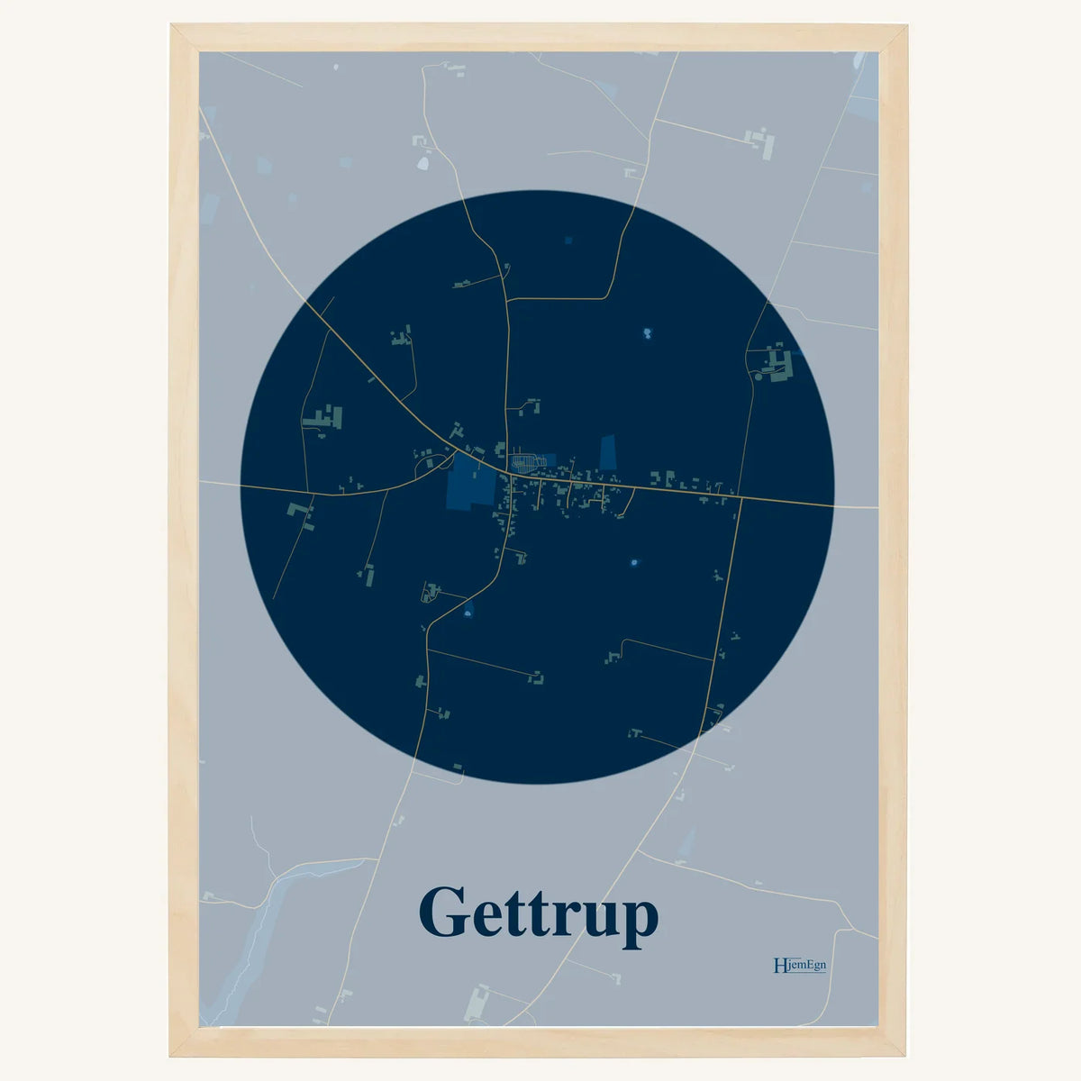 Gettrup plakat – Centrum 2026 – Mørk blå