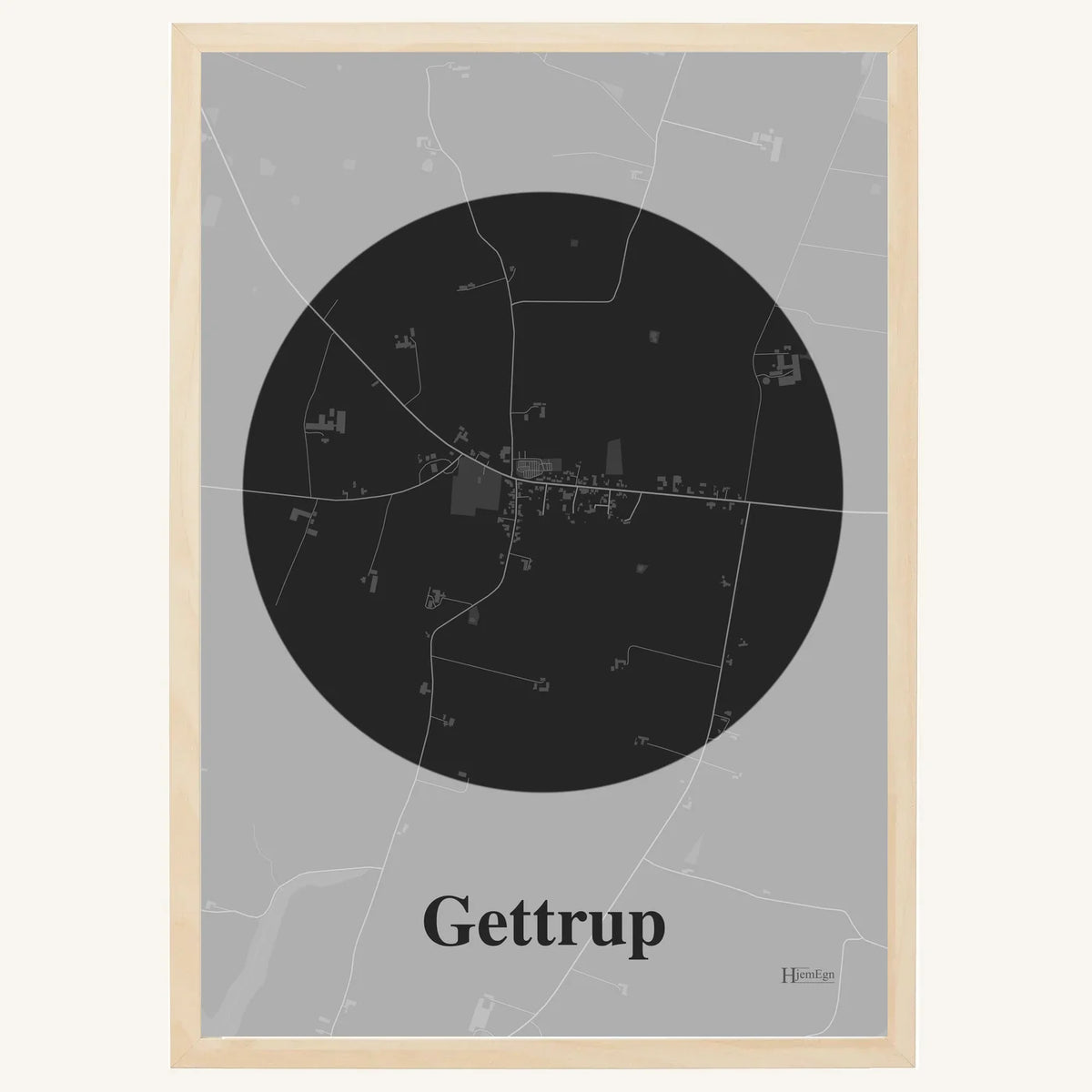 Gettrup plakat – Centrum 2026 – Mørk grå