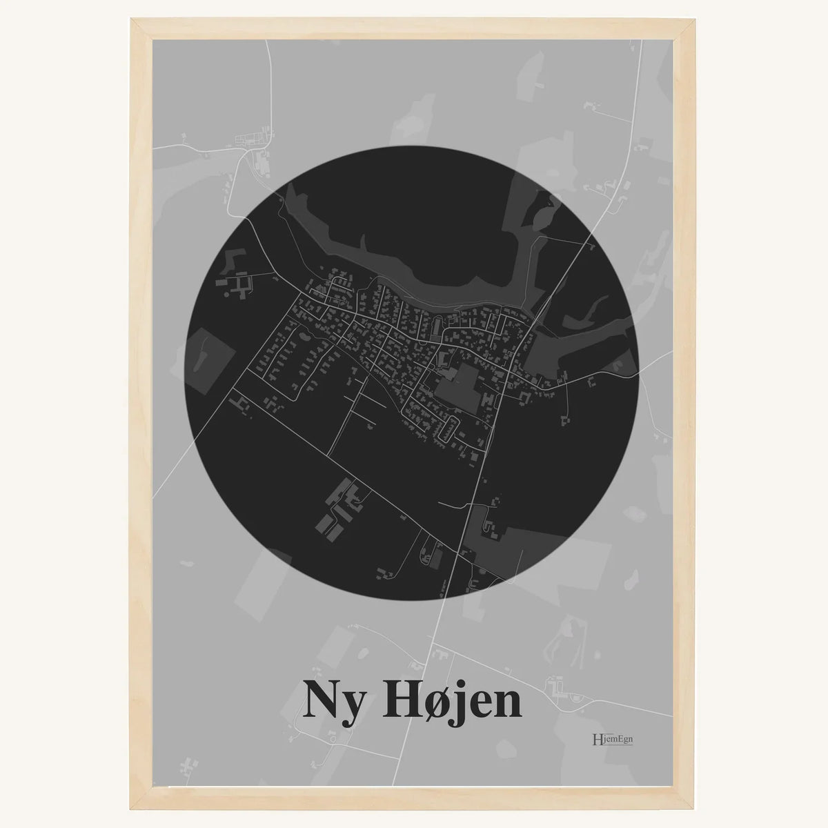Ny Højen plakat – Centrum 2026 – Mørk grå