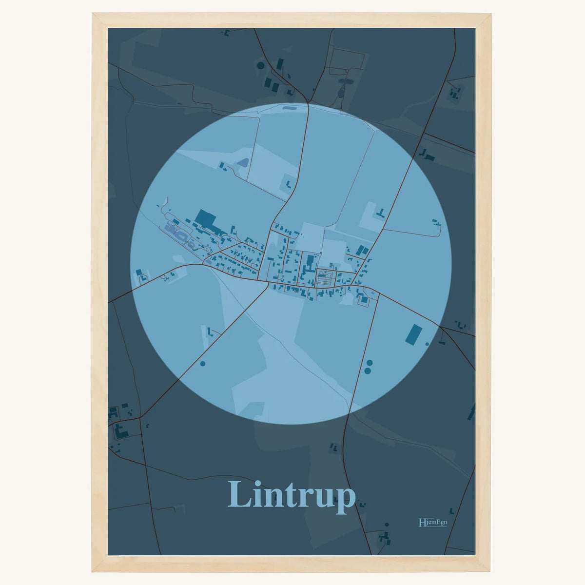Lintrup plakat – Centrum 2026 – Lys pastel blå