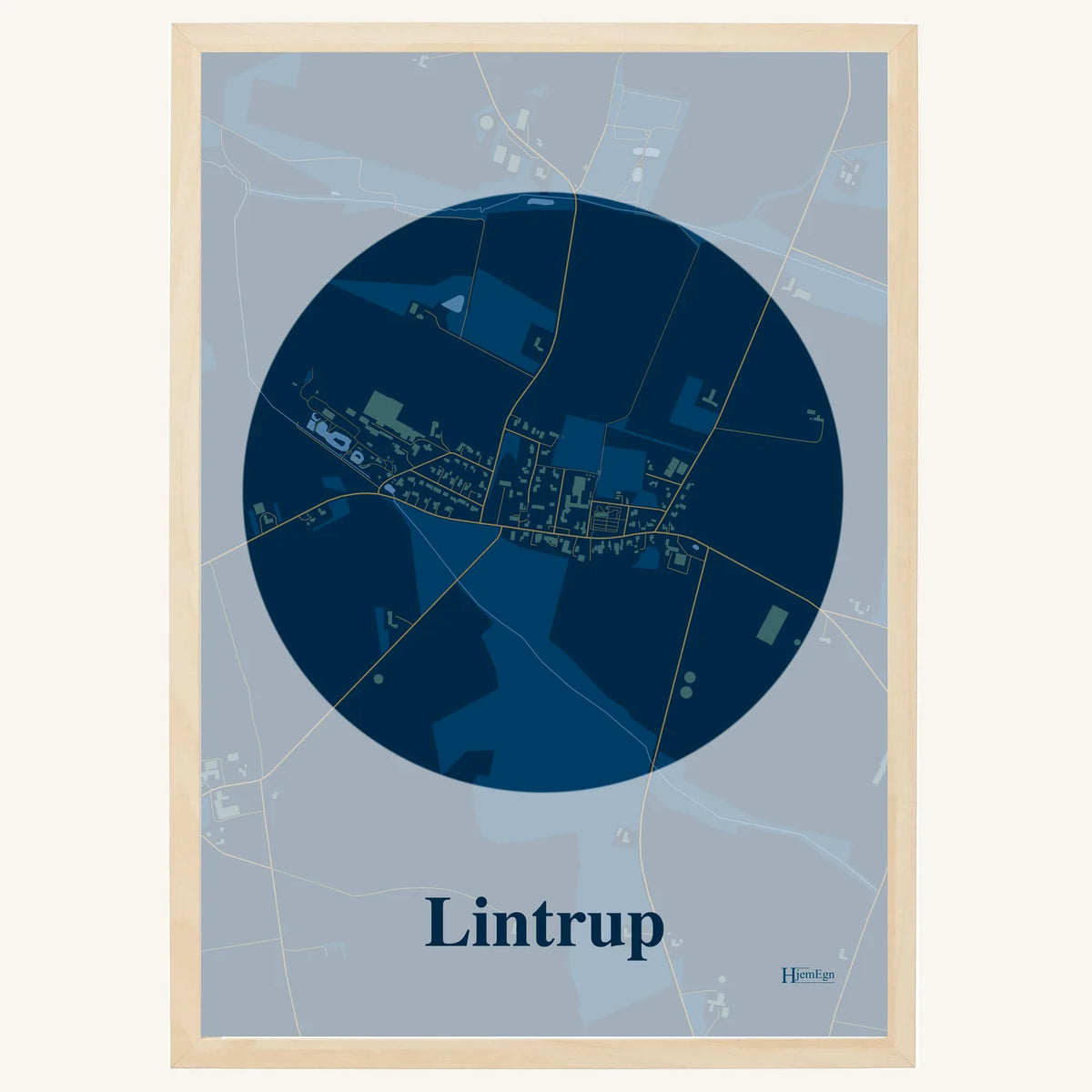 Lintrup plakat – Centrum 2026 – Mørk blå
