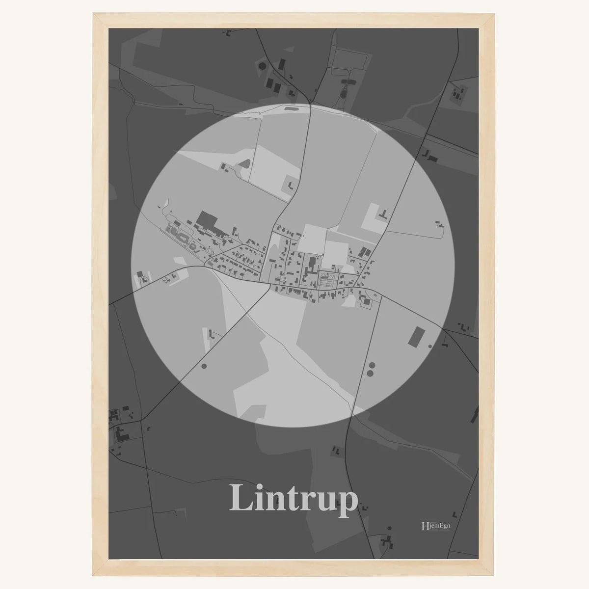 Lintrup plakat – Centrum 2026 – Lys pastel grå