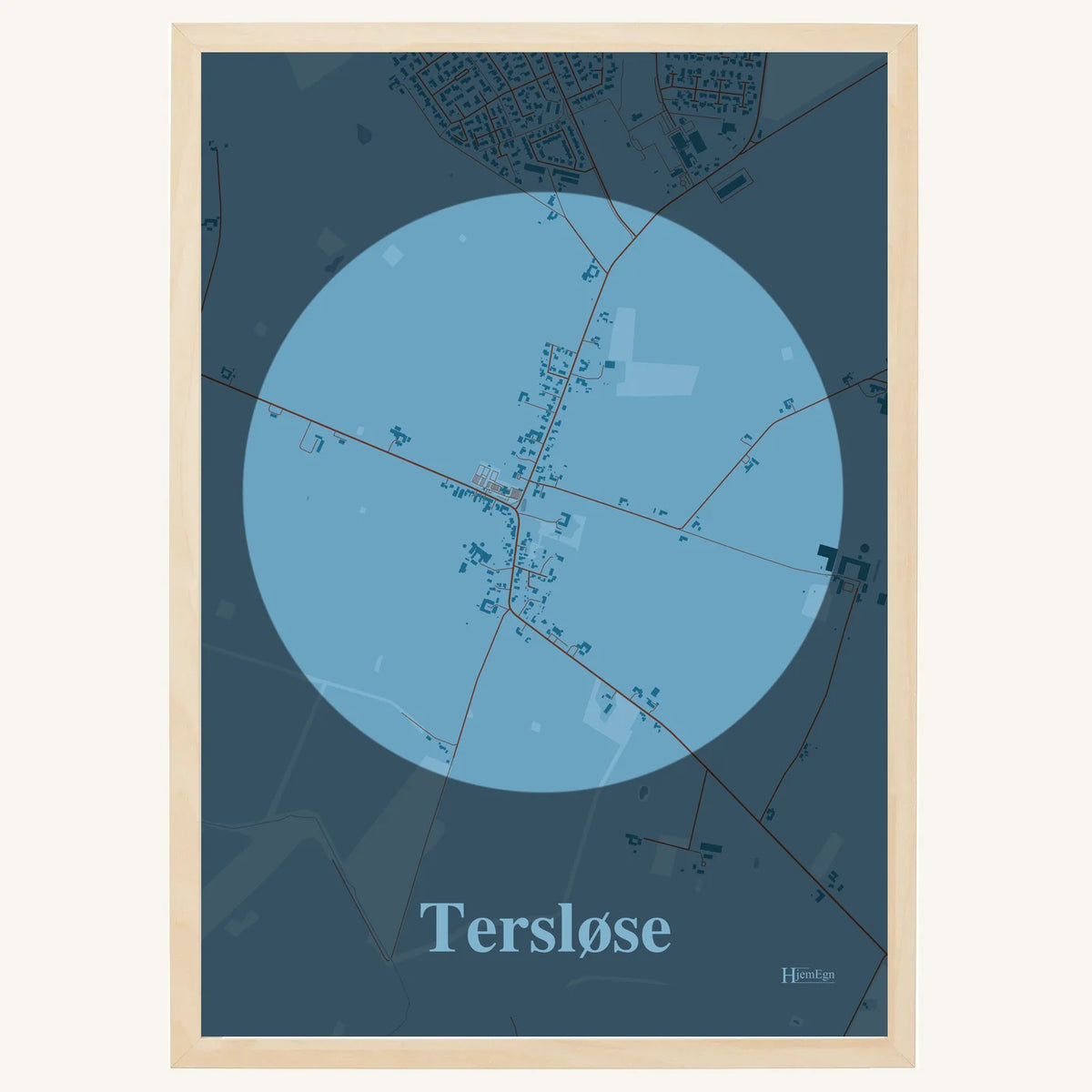 Tersløse plakat – Centrum 2026 – Lys pastel blå