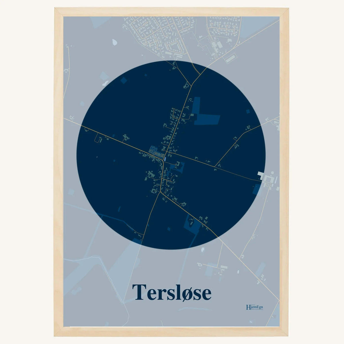 Tersløse plakat – Centrum 2026 – Mørk blå