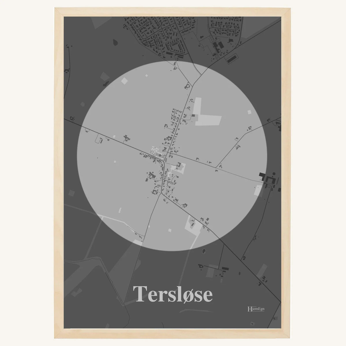 Tersløse plakat – Centrum 2026 – Lys pastel grå