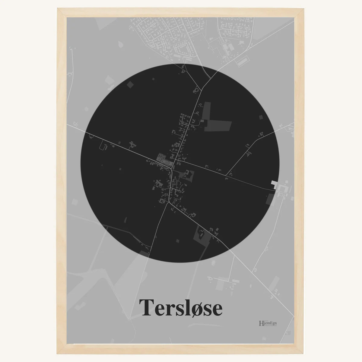 Tersløse plakat – Centrum 2026 – Mørk grå