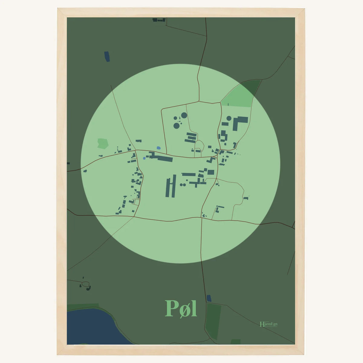 Pøl plakat – Centrum 2026 – Lys pastel grøn