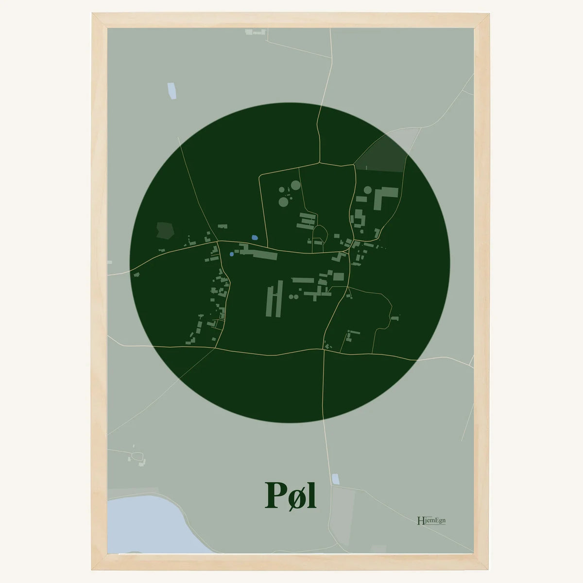 Pøl plakat – Centrum 2026 – Mørk grøn