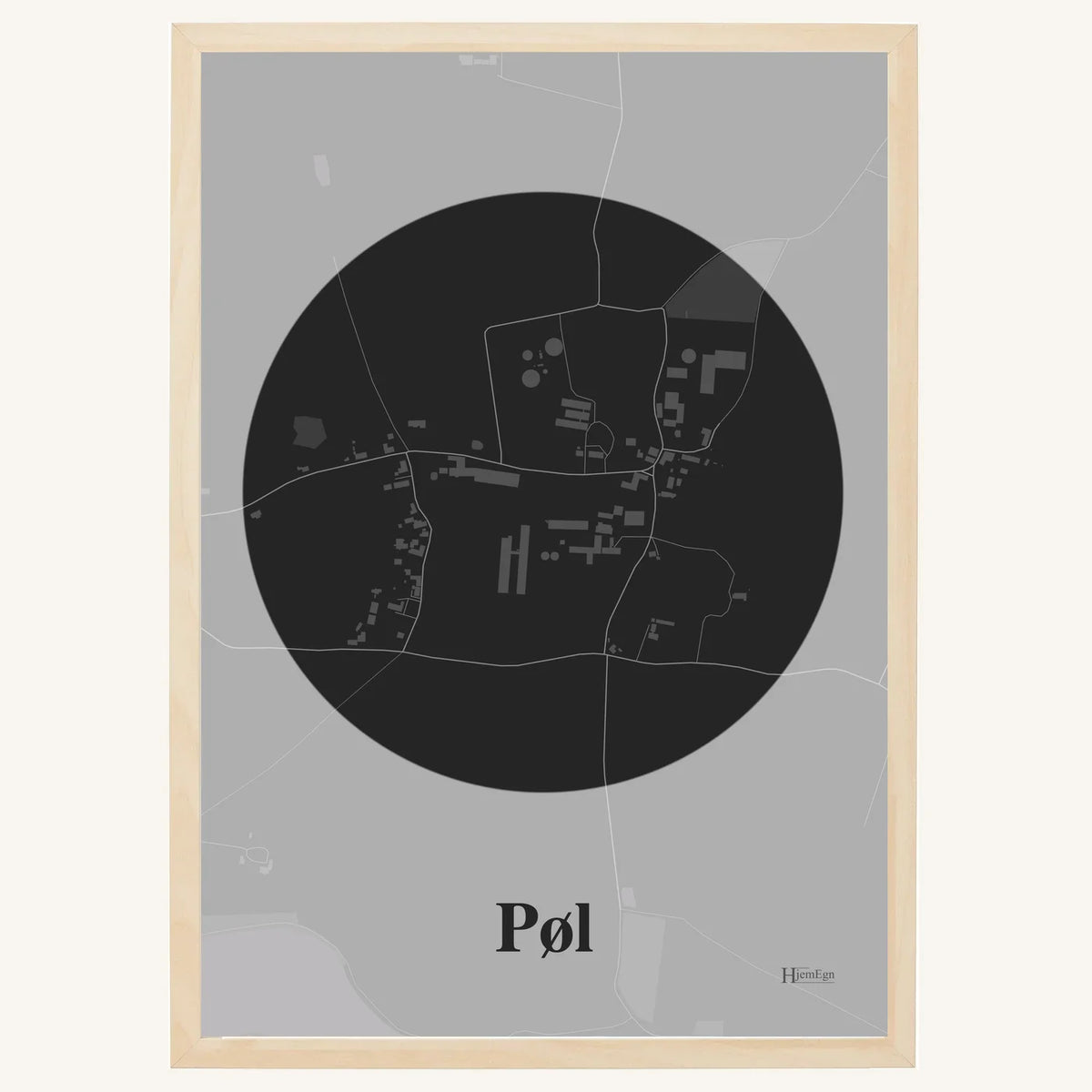 Pøl plakat – Centrum 2026 – Mørk grå