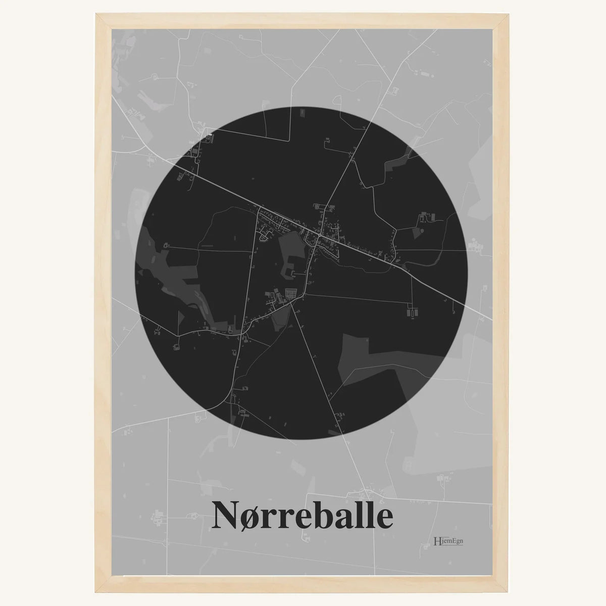 Nørreballe plakat – Centrum 2026 – Mørk grå