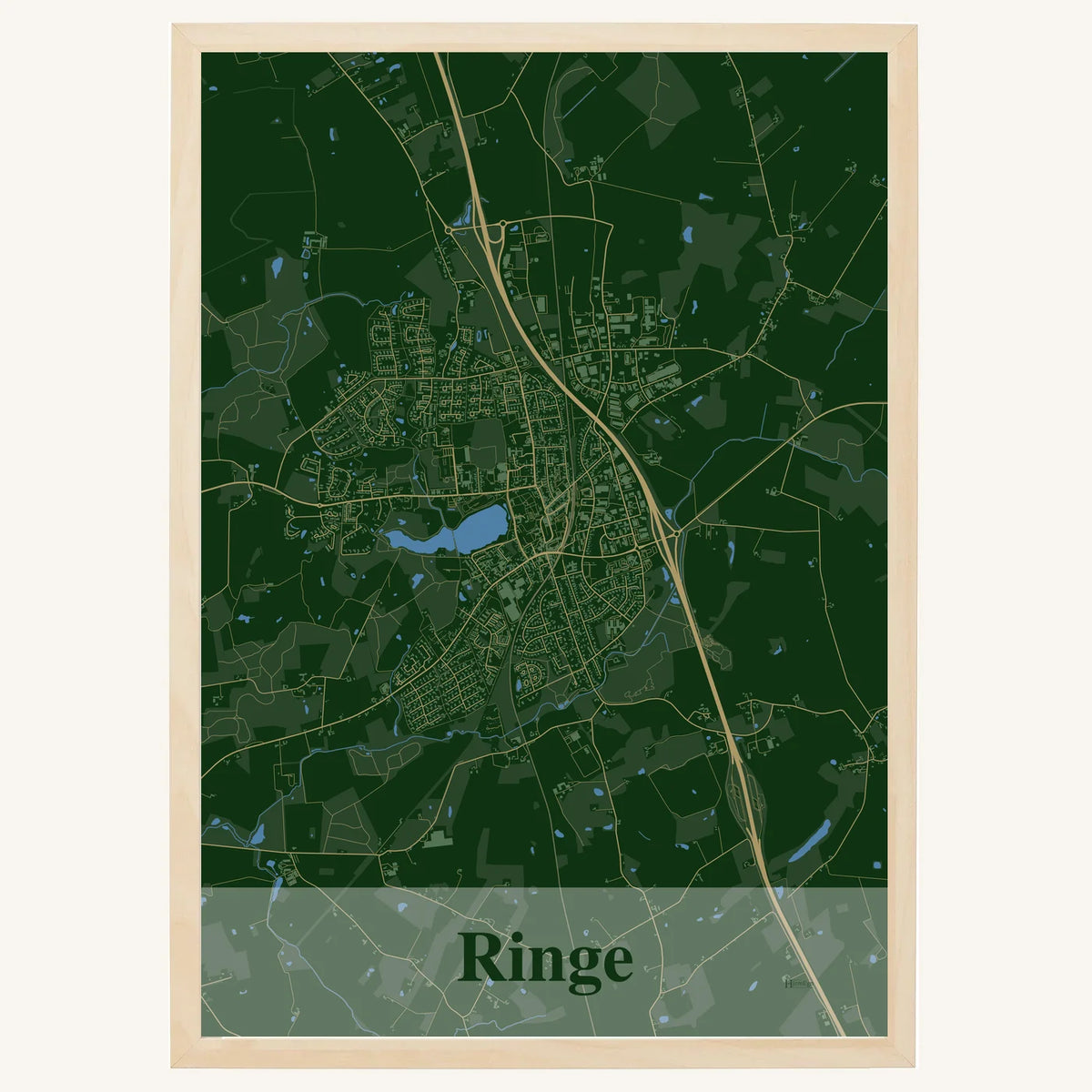 Ringe plakat – Firkantet 2026 – Mørk grøn