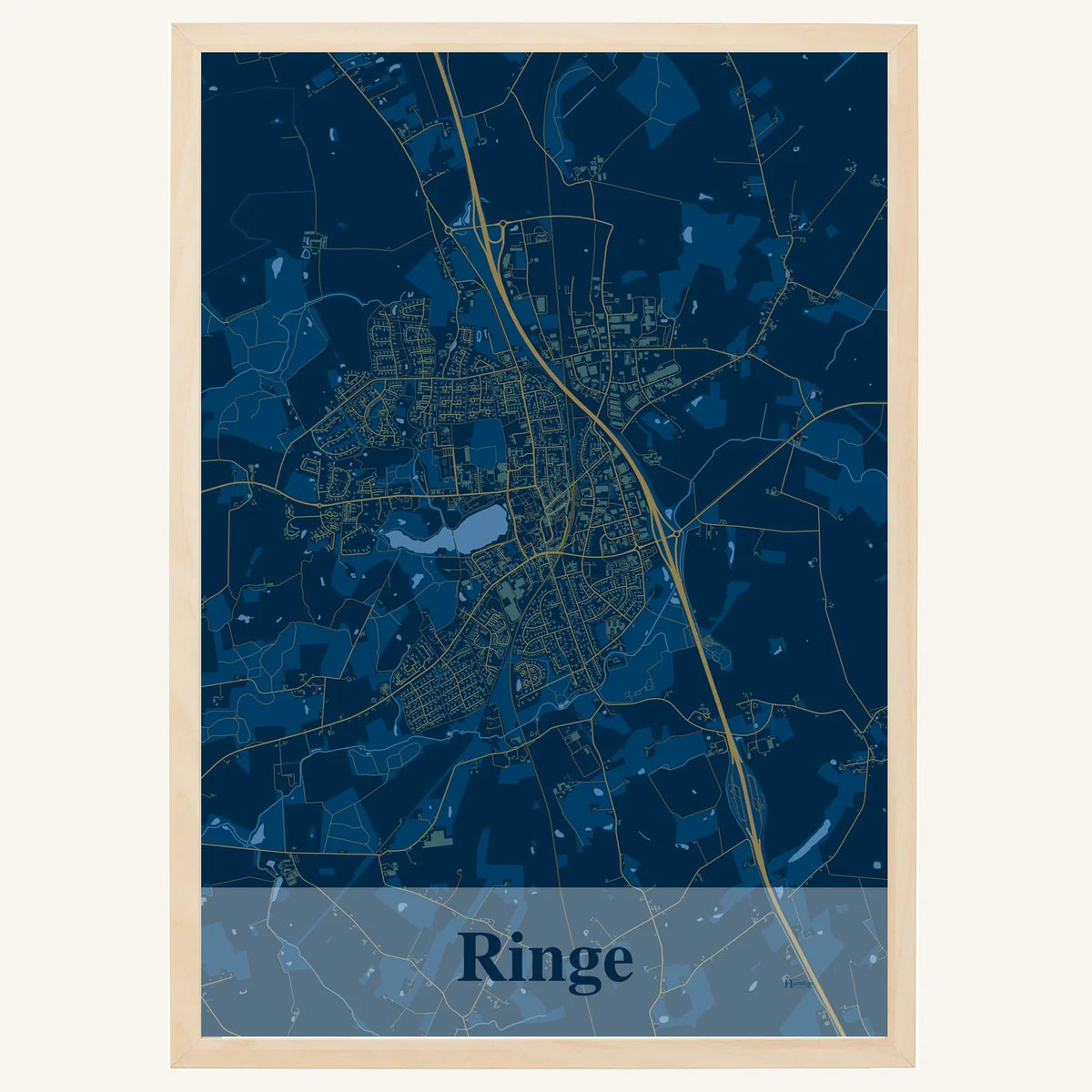 Ringe plakat – Firkantet 2026 – Mørk blå