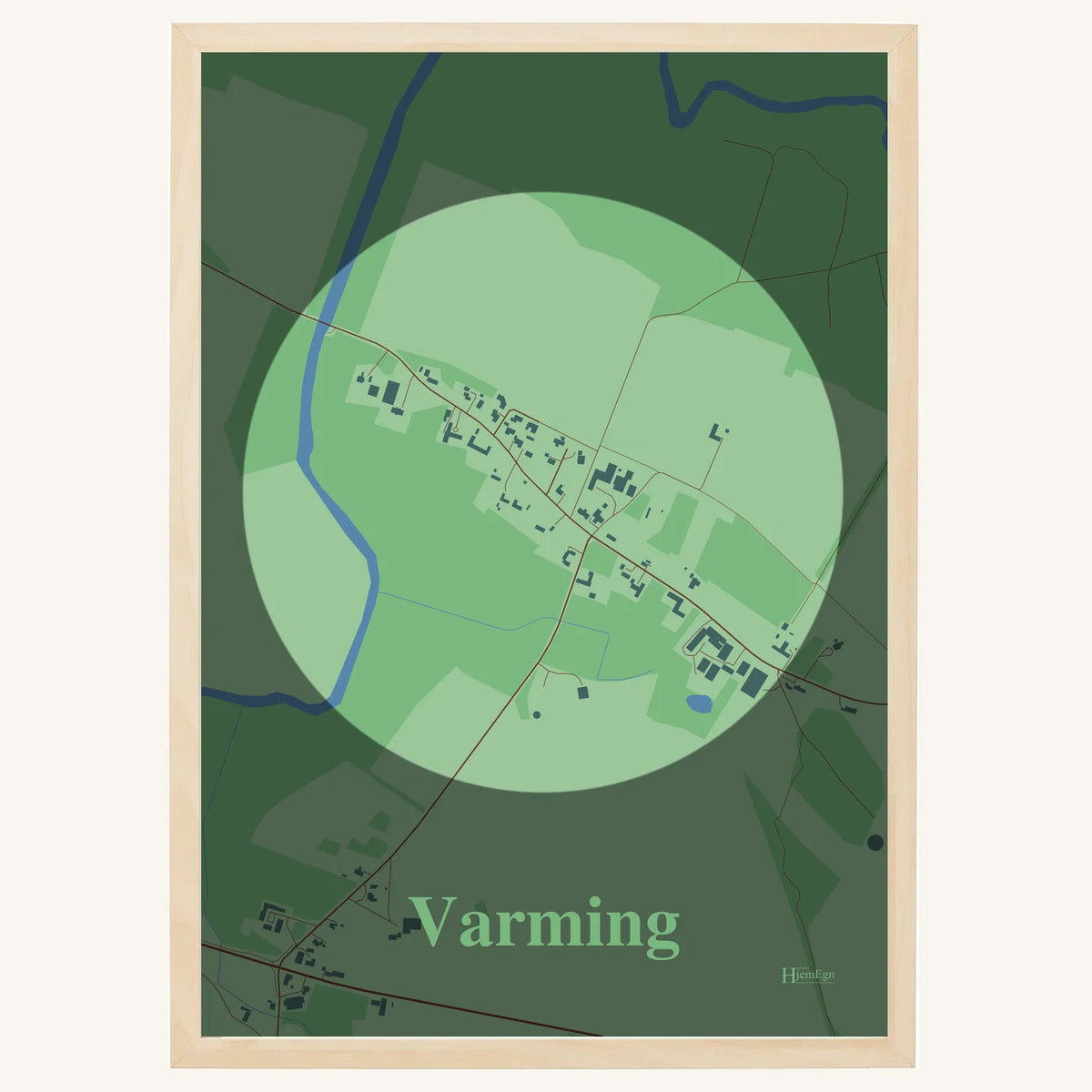 Varming plakat – Centrum 2026 – Lys pastel grøn