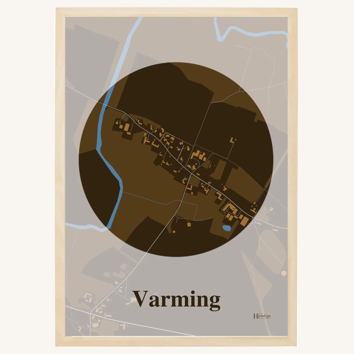 Varming plakat – Centrum 2026 – Mørk brun