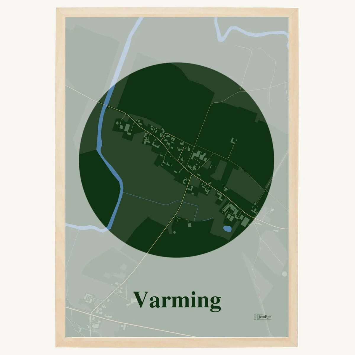 Varming plakat – Centrum 2026 – Mørk grøn