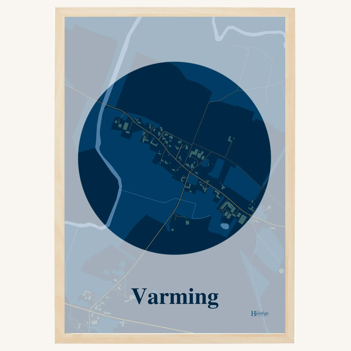 Varming plakat – Centrum 2026 – Mørk blå