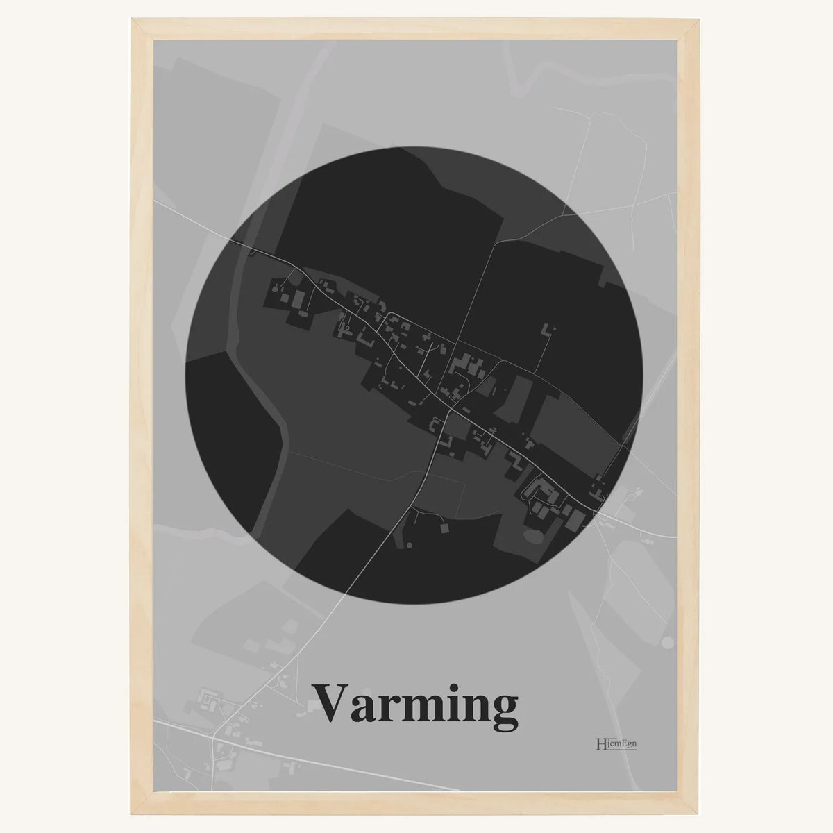 Varming plakat – Centrum 2026 – Mørk grå