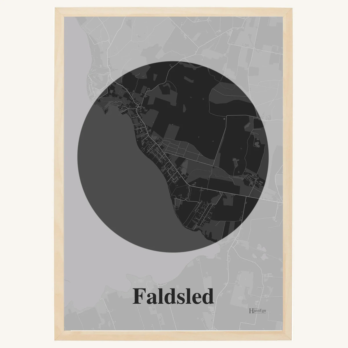 Faldsled plakat – Centrum 2026 – Mørk grå