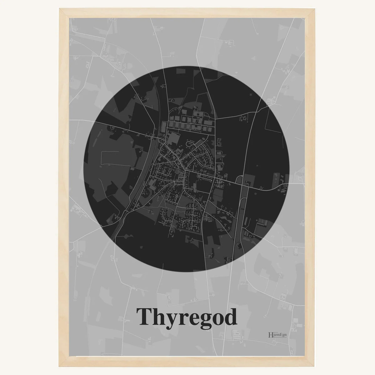 Thyregod plakat – Centrum 2026 – Mørk grå