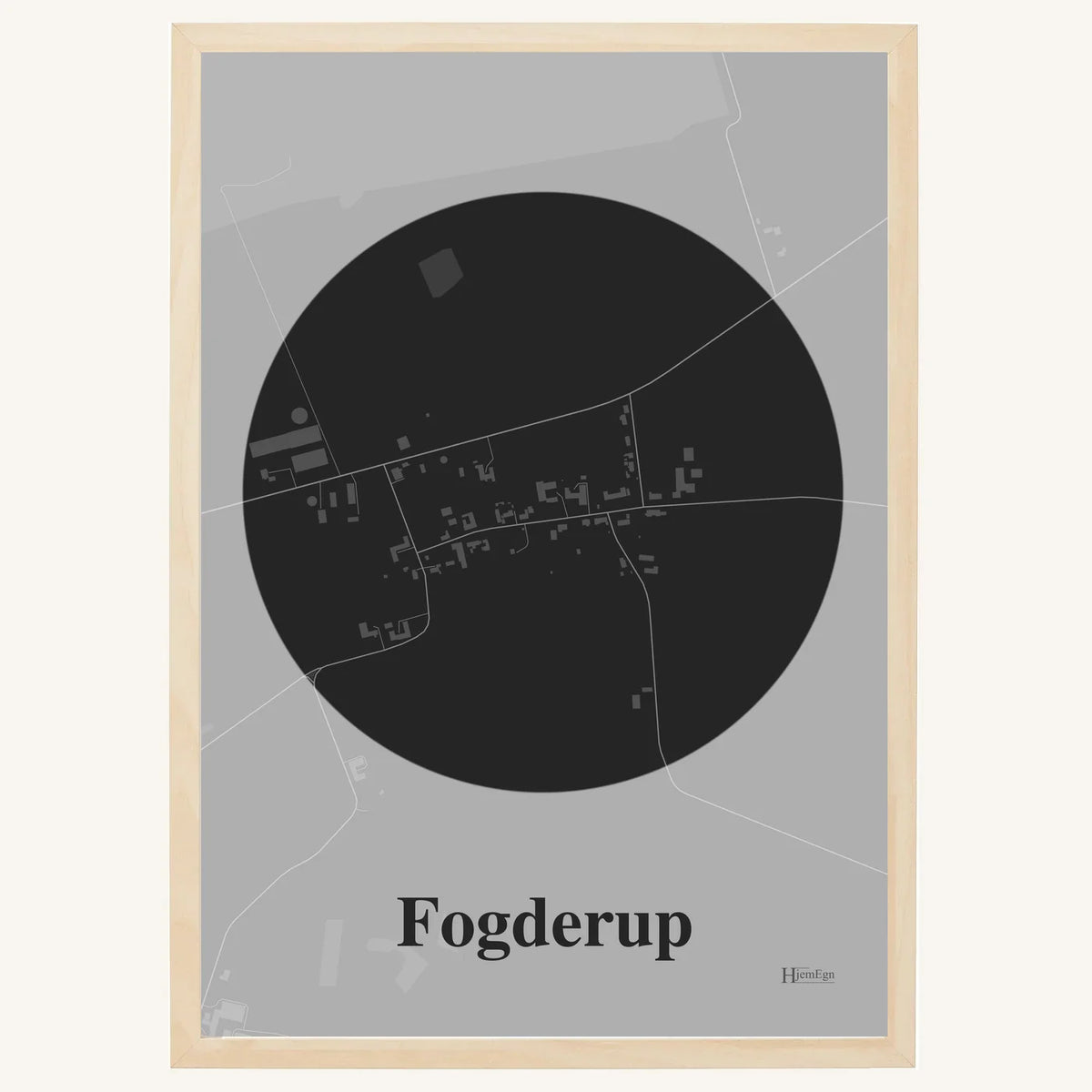 Fogderup plakat – Centrum 2026 – Mørk grå