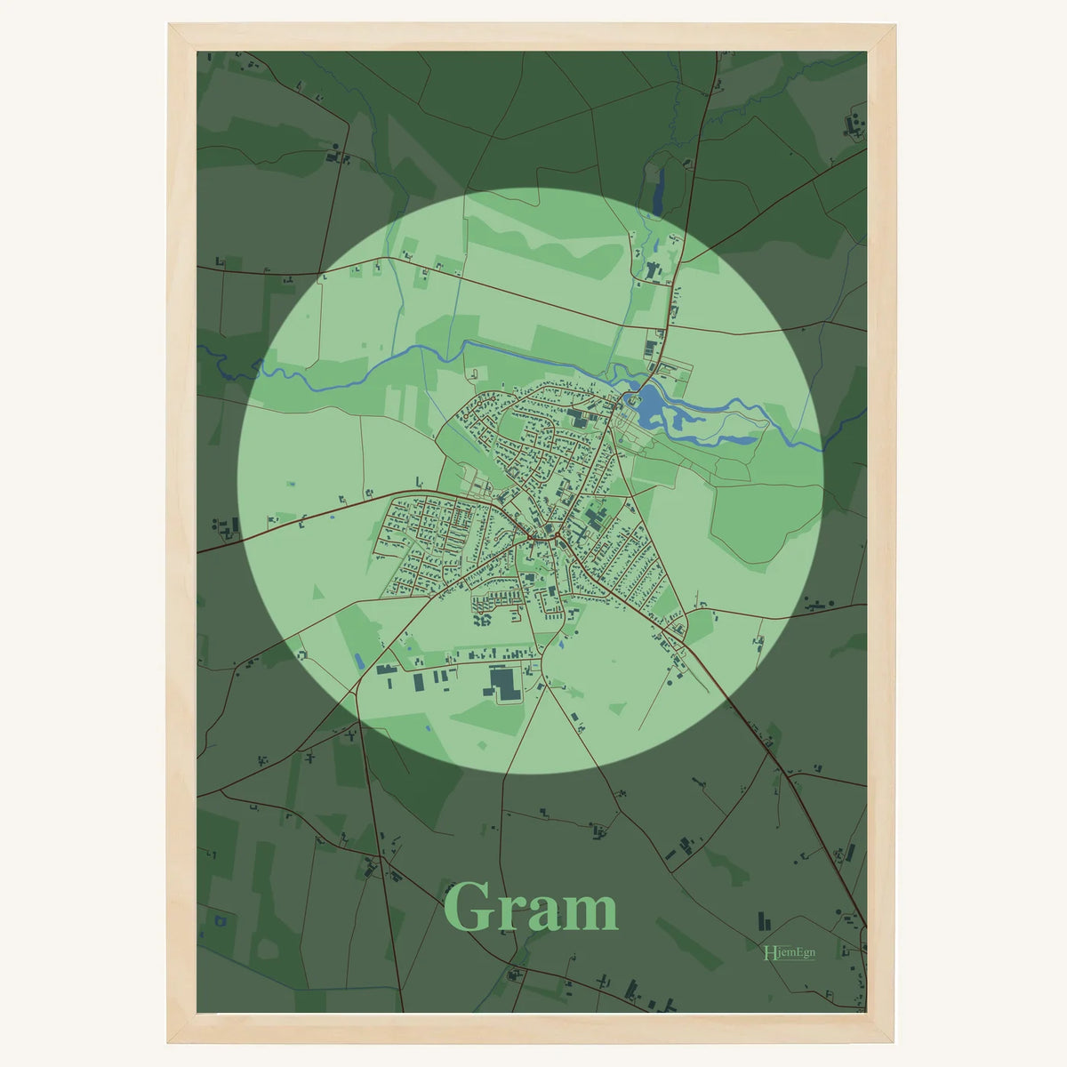 Gram plakat – Centrum 2026 – Lys pastel grøn