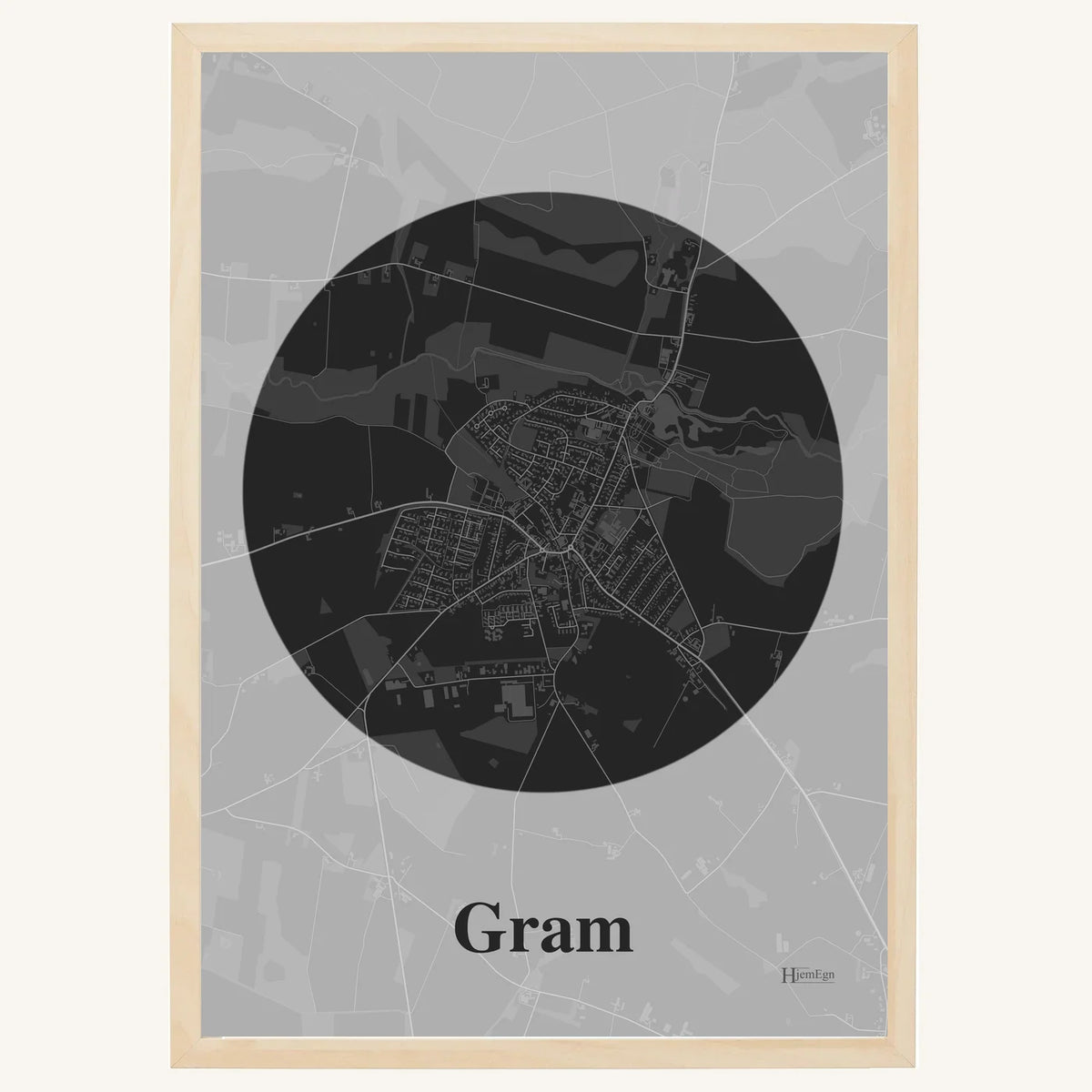 Gram plakat – Centrum 2026 – Mørk grå