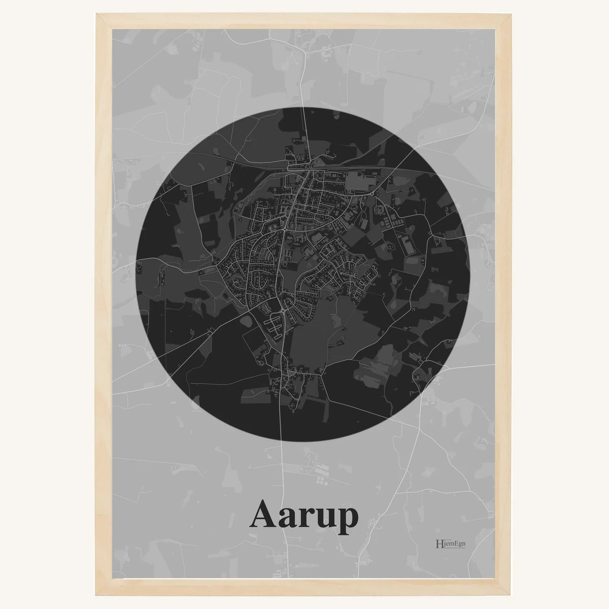 Aarup plakat – Centrum 2026 – Mørk grå