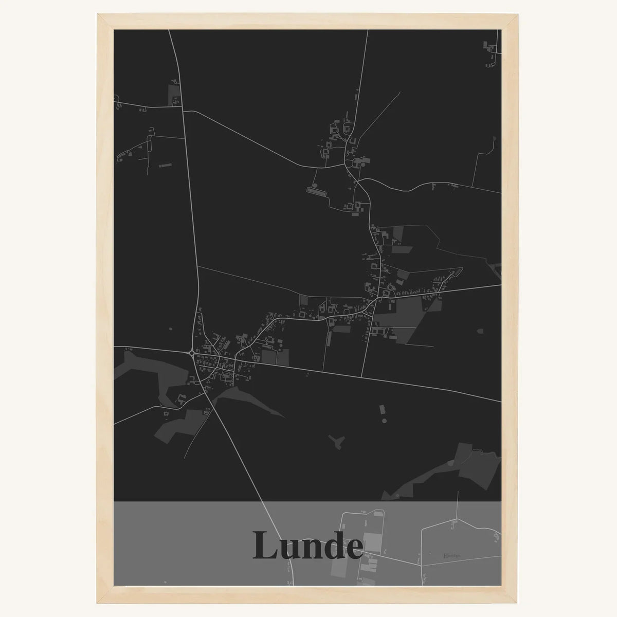 Lunde plakat – Firkantet 2026 – Mørk grå