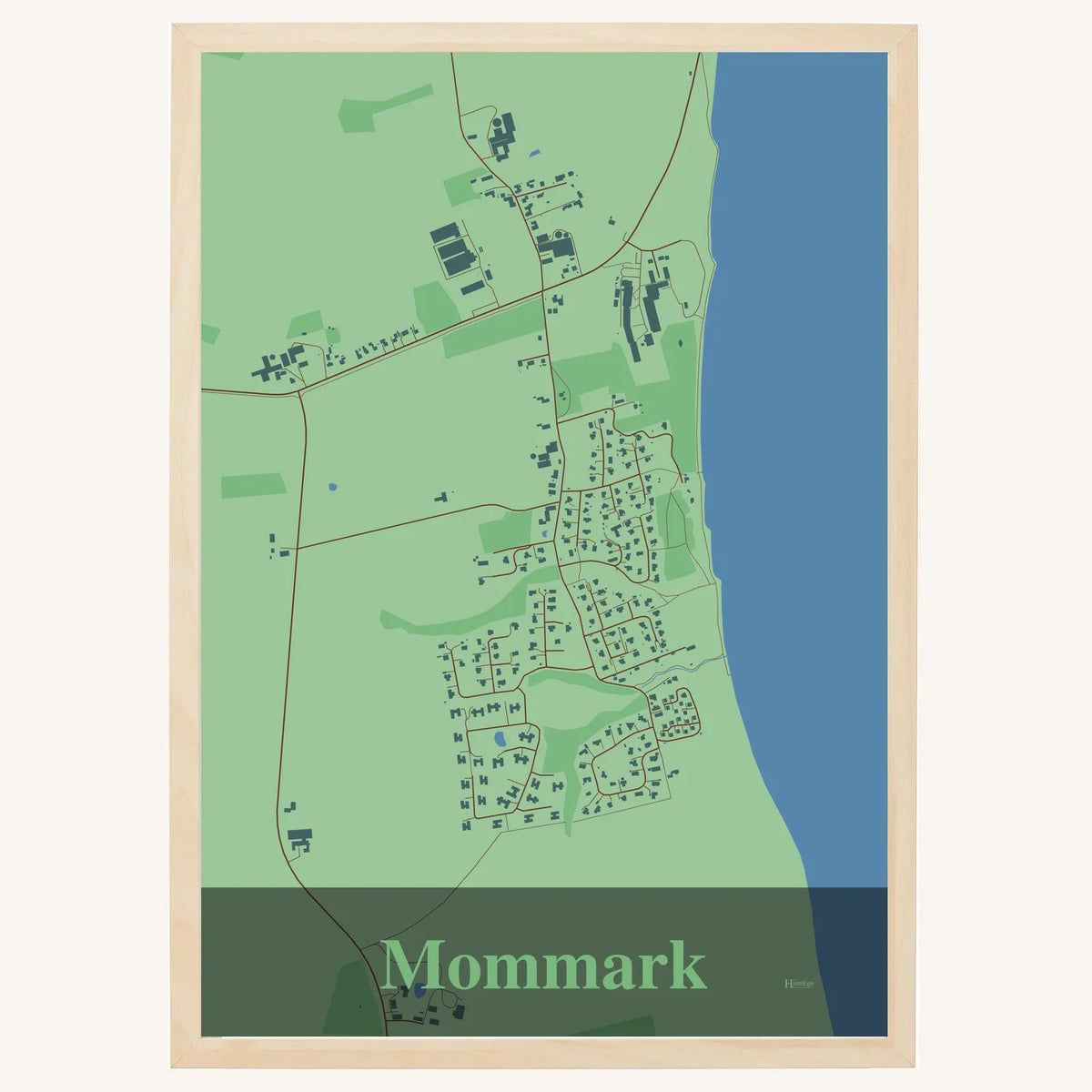 Mommark plakat – Firkantet 2026 – Lys pastel grøn