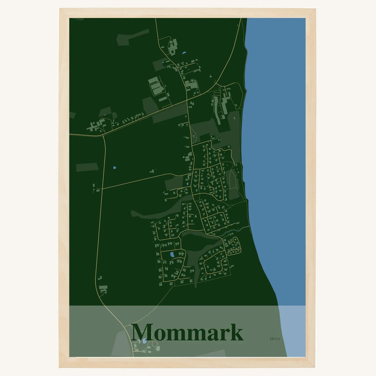 Mommark plakat – Firkantet 2026 – Mørk grøn
