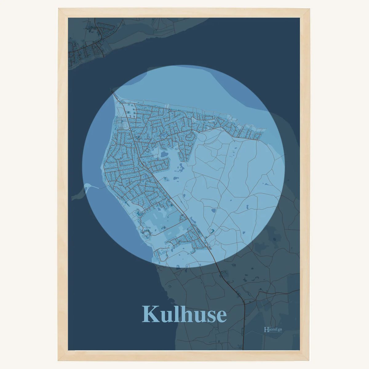 Kulhuse plakat – Centrum 2026 – Lys pastel blå