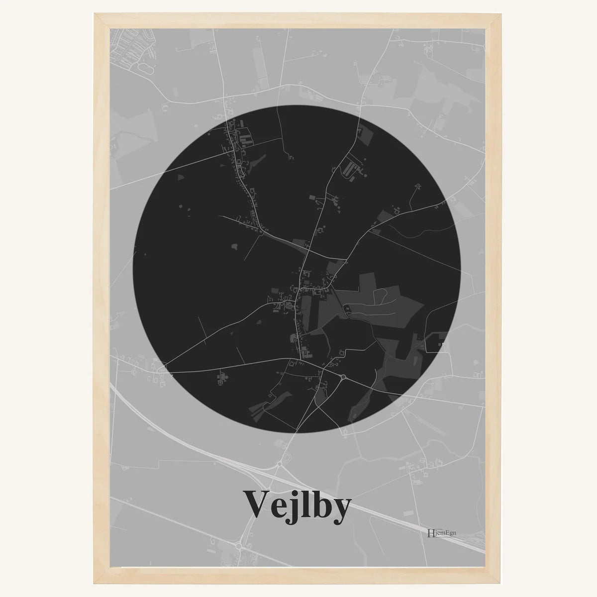 Vejlby plakat – Centrum 2026 – Mørk grå